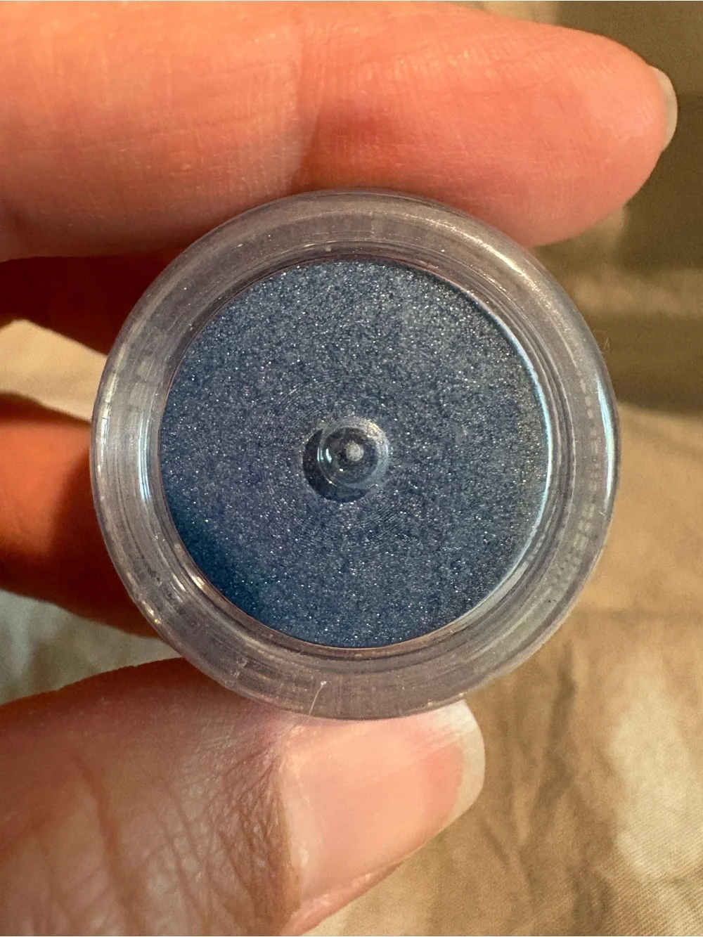 Set of 2 Bon Bons by Bari Cosmetics Blue Eyeshadow Powder